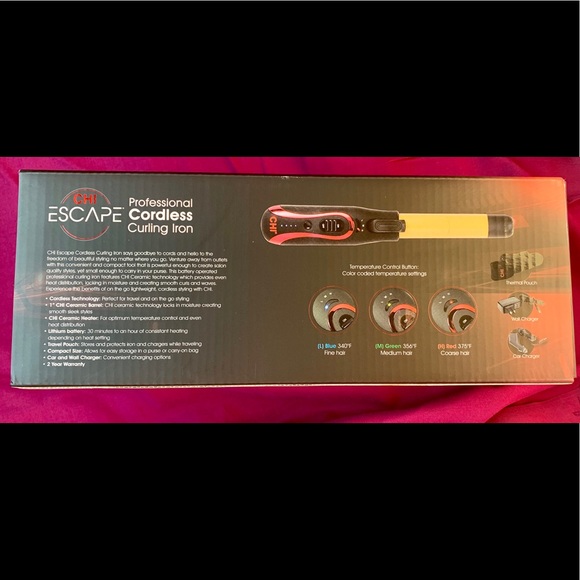 CHI Escape Professional Cordless Curling Iron NEW - Picture 4 of 5